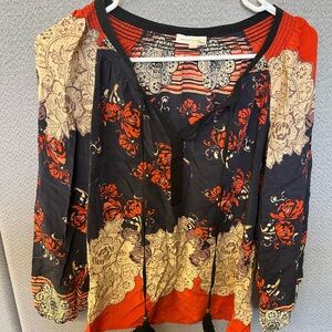 Meadow Rue Anthropologie blouse XS excellent preloved condition
